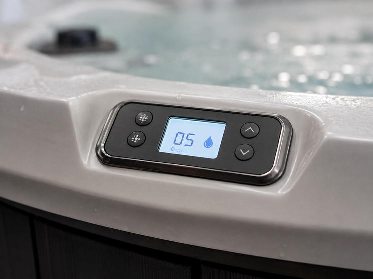 Output Levels on Hot Tub Control Panel