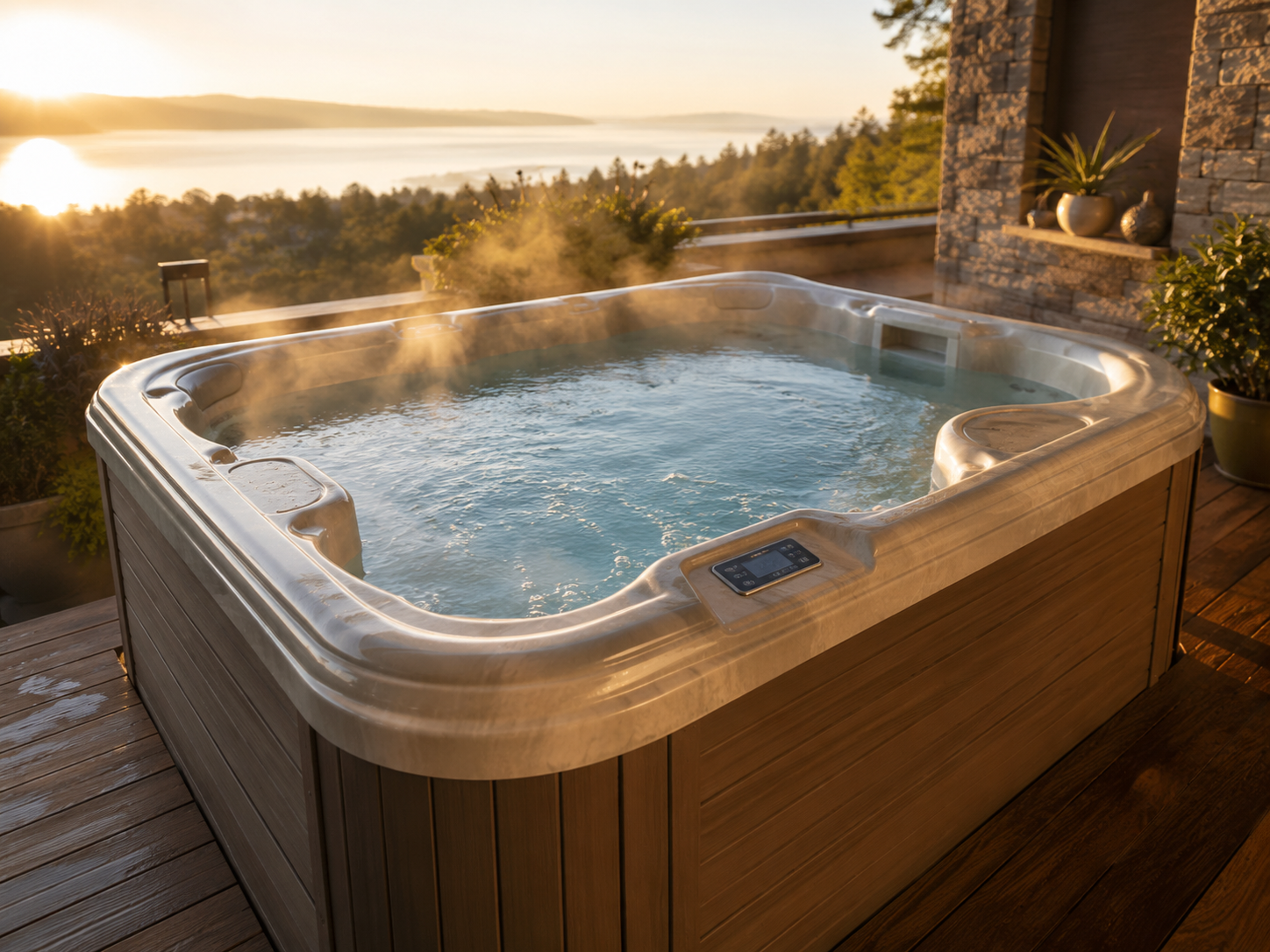 Hot Tub on a Deck